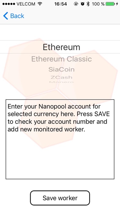 Nanopool Watcher screenshot 2