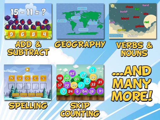 1st grade learning games free