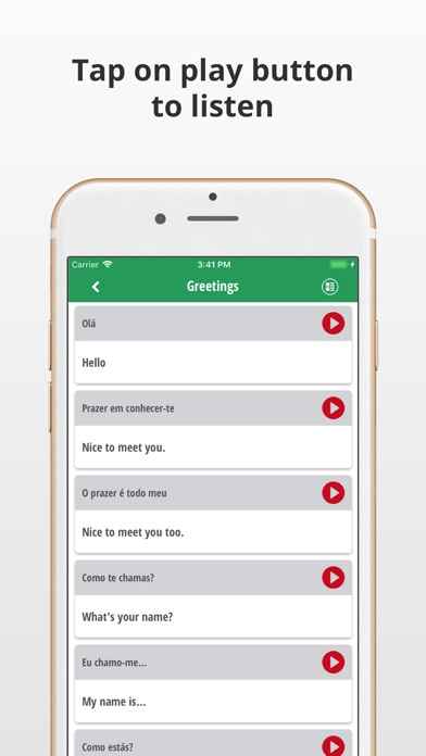Learn Portuguese Language app screenshot 4