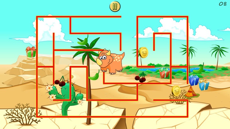 Dino Maze: kids learning games