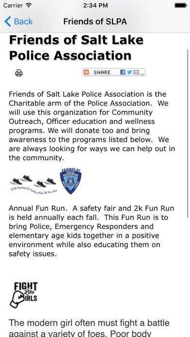 Salt Lake Police Association screenshot 2