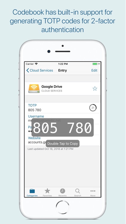 Codebook Password Manager screenshot-4