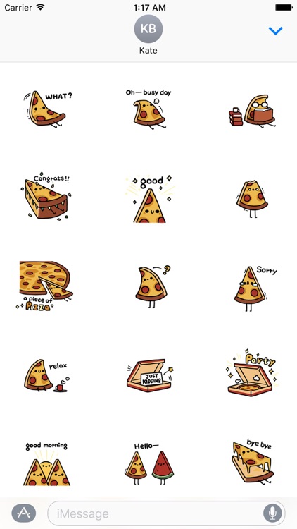 Pizza Emoji Sticker Packs