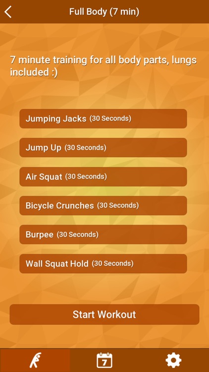 Fast Workouts - No equipment
