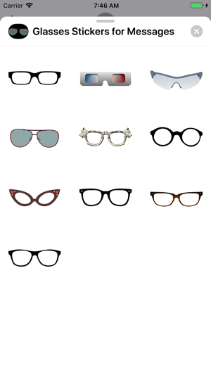 Glasses Stickers for Messages(圖1)-速報App