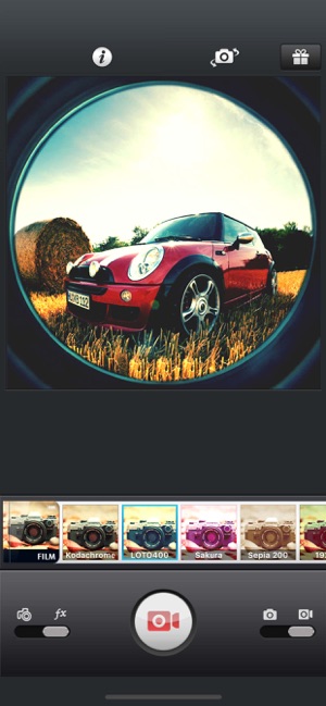 ‎InFisheye -Fisheye Lens Camera Screenshot