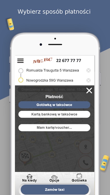 MERC TAXI WARSZAWA 22 677 7777 screenshot-3