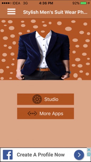 Men's Suit Wear Photo Creator