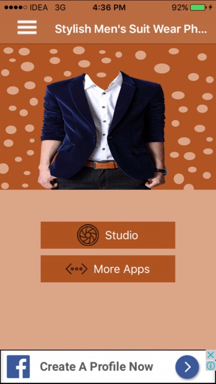 Men's Suit Wear Photo Creator