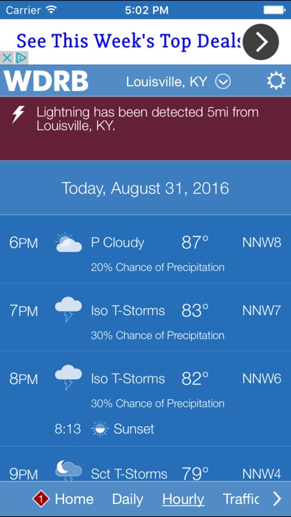 WDRB Weather & Traffic screenshot-4