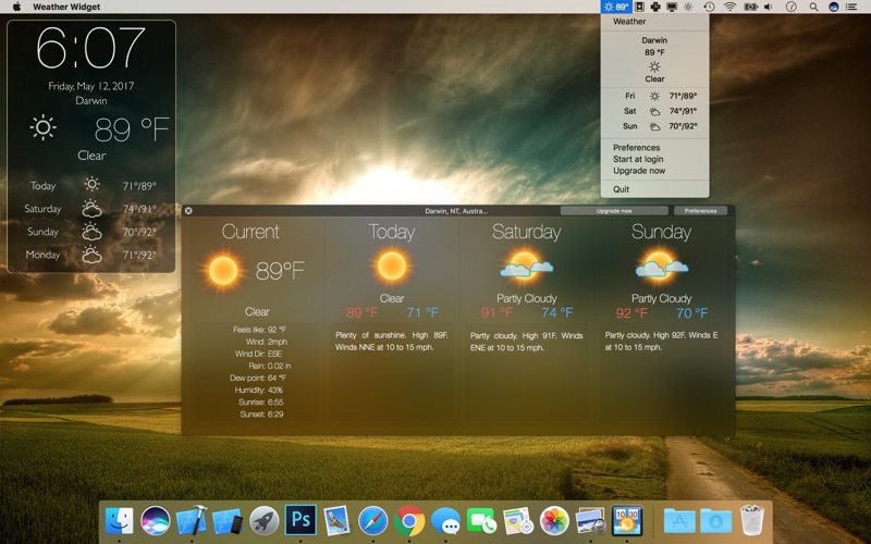 Weather Widget free Screenshot