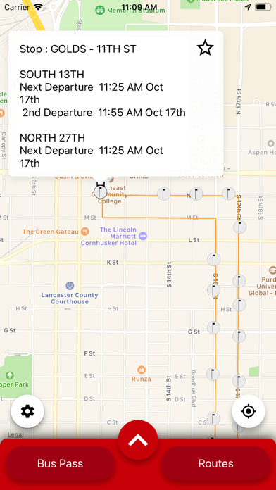 Lincoln Bus Tracker screenshot 2