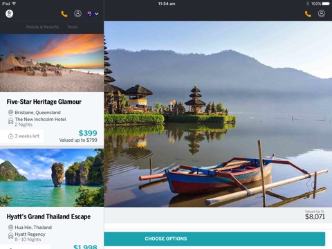 Luxury Escapes: Travel Deals screenshot 2