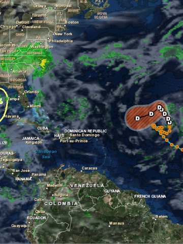 Atlantic Hurricane Tracker - náhled