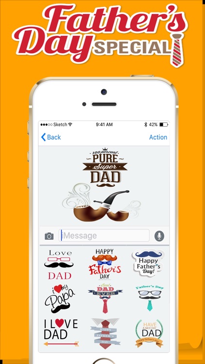 Fathers Day Stickers 2018