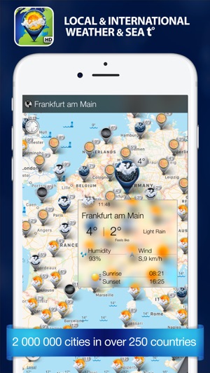 Weather Travel Map