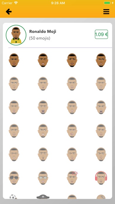 Ronaldo R9 Emoji screenshot 3