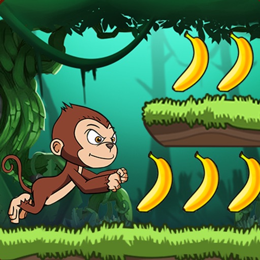 Funky Run Banana Monkey Icon