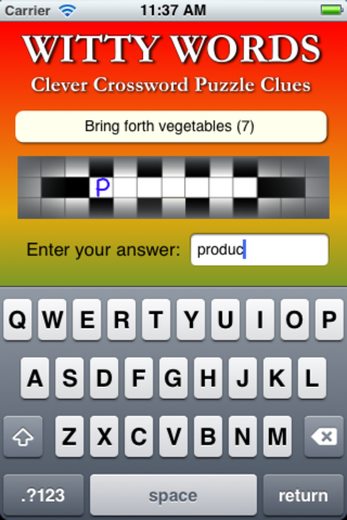 WittyWords screenshot 2