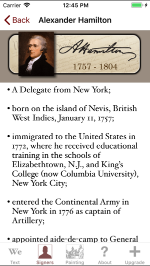 Constitution for iPhone