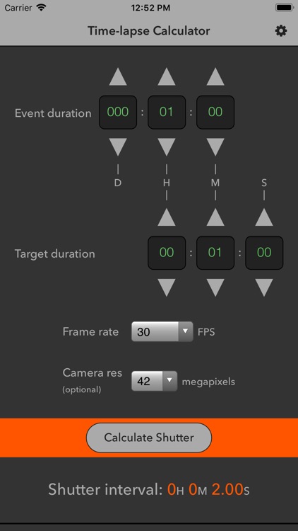 Time-lapse Calculator screenshot-0
