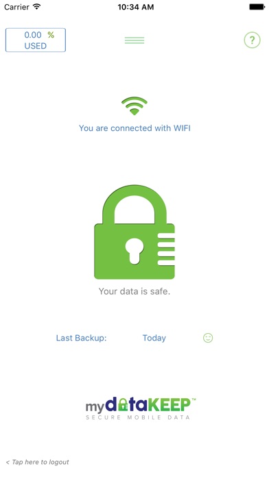 MyDataKeep screenshot 2