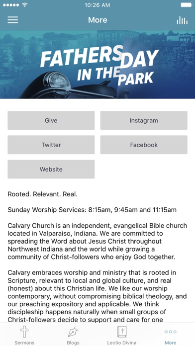 How to cancel & delete Calvary Church Valparaiso from iphone & ipad 3