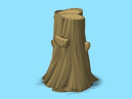 Tree Stump Stickers