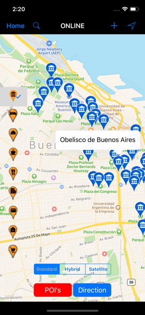 Buenos Aires (Argentina) Map(圖1)-速報App