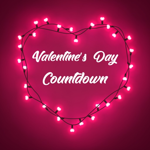 Countdown to Valentine's Day iOS App