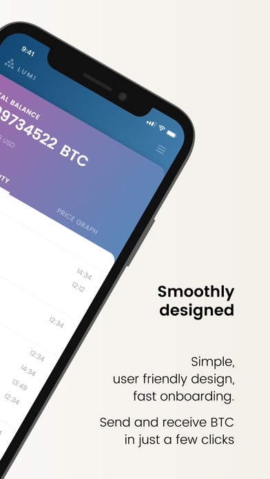 Lumi Crypto & Bitcoin Wallet screenshot 2