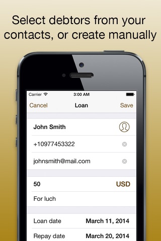 Debts - your borrow and loans screenshot 2
