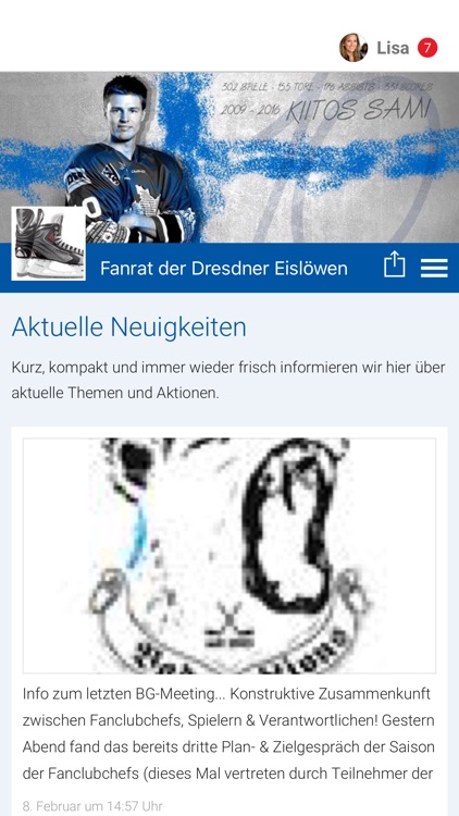 Fanrat der Dresdner Eislöwen