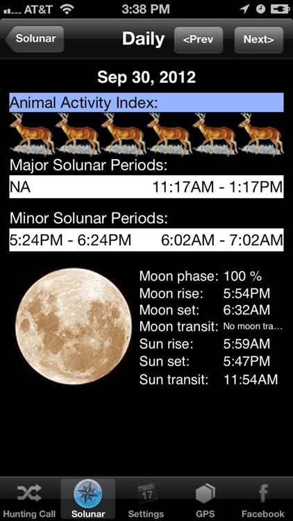 Hunt Pro- Calls & Solunar Time