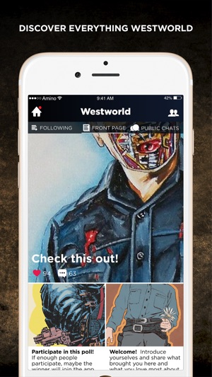Newcomer Amino for Westworld
