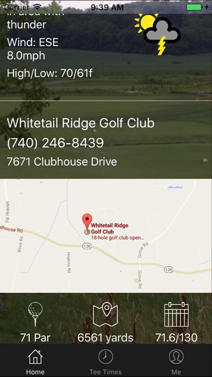 Whitetail Ridge Golf Tee Times