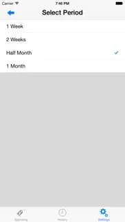 my weekly budget+ (mywb+) iphone screenshot 2