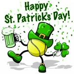 Tennis St. Pats Stickers