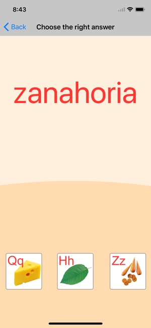 Spanish Alphabet Cards & Quiz(圖6)-速報App