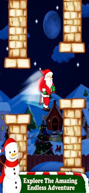 Christmas Games Flying Santa(圖2)-速報App