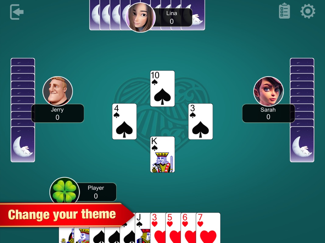Hearts - Classic Card Games - Online Game Hack and Cheat ...