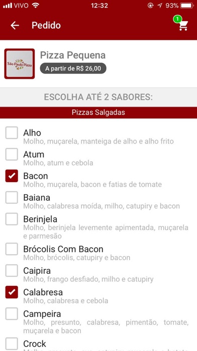 São Paulo Pizzas Xanxerê screenshot 3