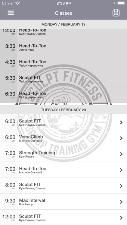 Sculpt Fitness Group Training