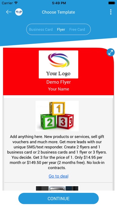 EvoCards Business SMS screenshot 3