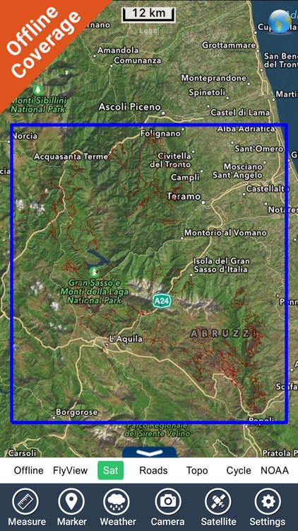 Gran Sasso e Monti della Laga NP GPS chart screenshot-4