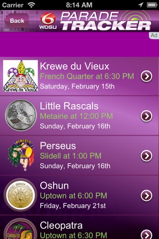 WDSU Parade Tracker screenshot 3