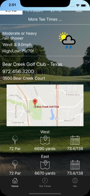 Bear Creek TX Golf Tee Times(圖2)-速報App