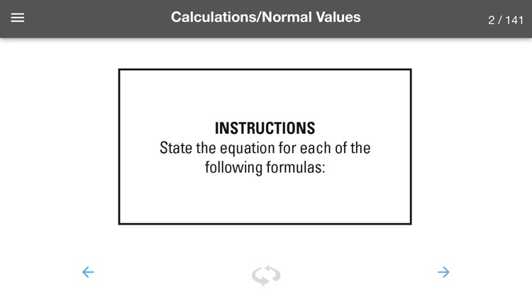 PFT Flash Cards