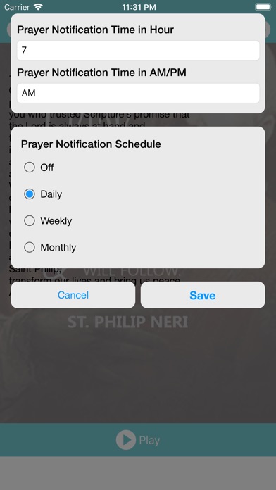 Prayer to Saint Philip Neri screenshot 3