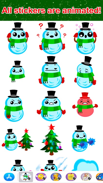 Snowman - Animated stickers